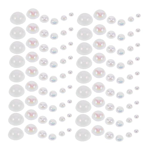 SHERCHPRY 1 Schachtel Perlenschmuck Perlennägel, klobige Flocken Halbperlen Nagelperle flache Perlen Nagelkunst-Anhänger winzige Reize Nagelschmuck Plastik Weiß SHERCHPRY 1 Schachtel Perlenschmuck Perlennägel, klobige Flocken Halbperlen Nagelperle flache Perlen Nagelkunst-Anhänger winzige Reize Nagelschmuck Plastik Weiß von SHERCHPRY