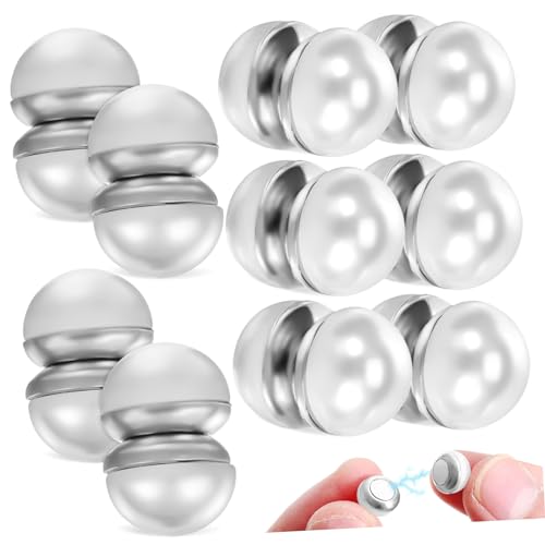 SHERCHPRY 10 Paare Magnetknöpfe für Bekleidung Party Hijab für Frauen Brautschleier-Magnete Name hijab magnete kopftuch magnete Magnetschnallen für Kleidung Magnetverschlüsse Metall Silver SHERCHPRY 10 Paare Magnetknöpfe für Bekleidung Party Hijab für Frauen Brautschleier-Magnete Name hijab magnete kopftuch magnete Magnetschnallen für Kleidung Magnetverschlüsse Metall Silver von SHERCHPRY