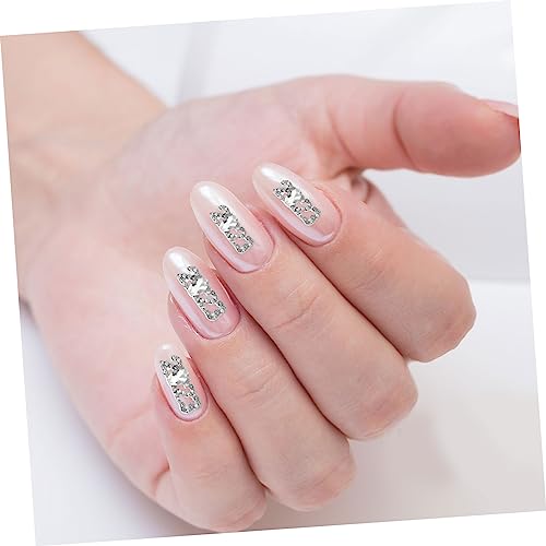 SHERCHPRY 10 Stück Teiliges Nail Charms Nageldesign Strasssteine Nummer Glänzende Nageldekorationen für Maniküre DIY Kleine Nail Art Accessoires für Fingernägel und Zehennägel von SHERCHPRY
