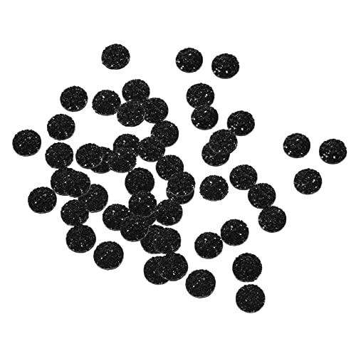 SHERCHPRY 100 Stück Flachrücken Strasssteine DIY Dekorationen für Bastelprojekte Schmuck und Kleidung Runde Schwarze Kunststeine für Bastelarbeiten und Accessoires SHERCHPRY 100 Stück Flachrücken Strasssteine DIY Dekorationen für Bastelprojekte Schmuck und Kleidung Runde Schwarze Kunststeine für Bastelarbeiten und Accessoires von SHERCHPRY