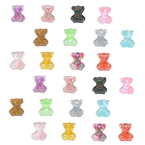 SHERCHPRY 100 Stück Resin Nagelkunst Anhänger Kleine Bären Nail Art Charms Bunte Nageldekoration Für Natürliche und Künstliche Nägel DIY Nail Sticker Zubehör SHERCHPRY 100 Stück Resin Nagelkunst Anhänger Kleine Bären Nail Art Charms Bunte Nageldekoration Für Natürliche und Künstliche Nägel DIY Nail Sticker Zubehör von SHERCHPRY