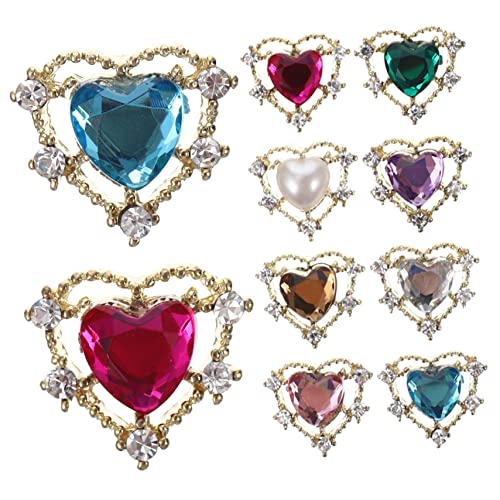 SHERCHPRY 10Stücke Charms Mit Maniküre Schmuck Zubehör Für DIY Nagelkunst Nail Decorations Nagelkunstartikel Für Nailart Designs SHERCHPRY 10Stücke Charms Mit Maniküre Schmuck Zubehör Für DIY Nagelkunst Nail Decorations Nagelkunstartikel Für Nailart Designs von SHERCHPRY