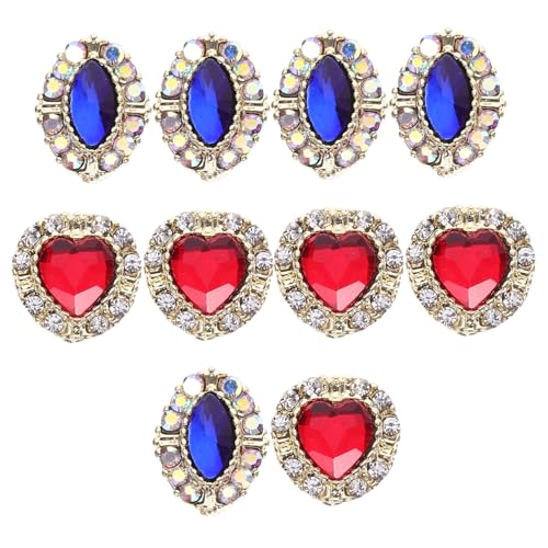 SHERCHPRY 10Stücke Edelsteine Teiliges Nageldekoration Für DIY Nail Art Für Maniküre Und Professionelle Anwendungen SHERCHPRY 10Stücke Edelsteine Teiliges Nageldekoration Für DIY Nail Art Für Maniküre Und Professionelle Anwendungen von SHERCHPRY