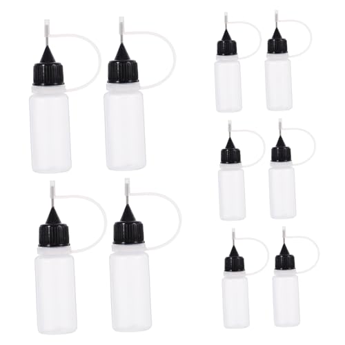 SHERCHPRY 10Stücke Präzisions Quetschflasche mit Feiner Düse Nachfüllbar für Acrylmalerei und Bastelprojekte Langlebig aus Pe Material pro Flasche SHERCHPRY 10Stücke Präzisions Quetschflasche mit Feiner Düse Nachfüllbar für Acrylmalerei und Bastelprojekte Langlebig aus Pe Material pro Flasche von SHERCHPRY