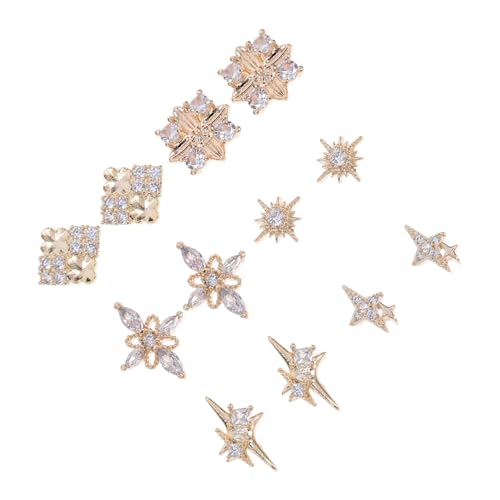 SHERCHPRY 12 Stück Manikürezubehör sortiert Strasssteine Nagelchark Kit Nagel Charms Strass-Anhänger Strasssteine zum Basteln Nagelanhänger für Frauennägel Zirkon Golden SHERCHPRY 12 Stück Manikürezubehör sortiert Strasssteine Nagelchark Kit Nagel Charms Strass-Anhänger Strasssteine zum Basteln Nagelanhänger für Frauennägel Zirkon Golden von SHERCHPRY