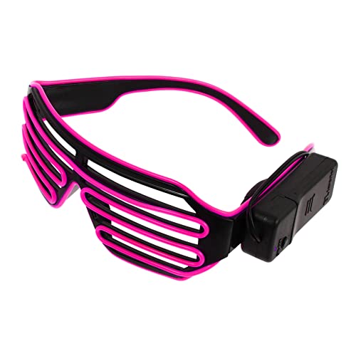 SHERCHPRY 1Paar LED Blinkbrille Neon Partybrille für Nachtpartys Festivals Kostümpartys Sicher zu Tolle Lichtwirkung Spaß von SHERCHPRY