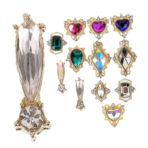 SHERCHPRY 1Satz Strasssteine Teiliges Dekorationen Für Nail Art Glitzersteine Für DIY Maniküre Und Bastelprojekte SHERCHPRY 1Satz Strasssteine Teiliges Dekorationen Für Nail Art Glitzersteine Für DIY Maniküre Und Bastelprojekte von SHERCHPRY