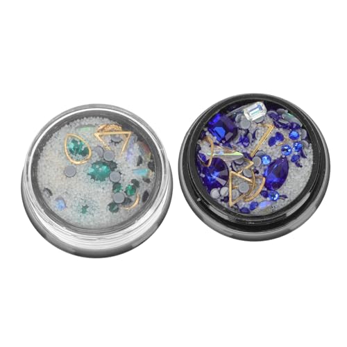 SHERCHPRY 2 Boxen Dekorative Nageldiamanten Hochwertige Nail Diy Dekoration für Maniküre Zuhause oder Nagelsalon und Erhältlich Einzigartiges Design und Langlebige Materialien SHERCHPRY 2 Boxen Dekorative Nageldiamanten Hochwertige Nail Diy Dekoration für Maniküre Zuhause oder Nagelsalon und Erhältlich Einzigartiges Design und Langlebige Materialien von SHERCHPRY