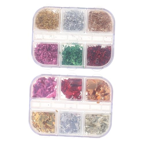 SHERCHPRY 2 Boxen Nagelkunst Goldfolie Zubehör Für Nagelstudios Goldflocken Für Nägel Nagelchips Folie Nagelkunst Nailart-glitzer Nagelfolienflocken Nagelglitter Aufkleber SHERCHPRY 2 Boxen Nagelkunst Goldfolie Zubehör Für Nagelstudios Goldflocken Für Nägel Nagelchips Folie Nagelkunst Nailart-glitzer Nagelfolienflocken Nagelglitter Aufkleber von SHERCHPRY