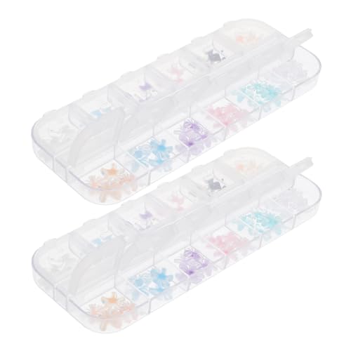 SHERCHPRY 2 Boxen Schmetterlings Nagelkunst Zubehör Boxen Maniküre Dekorationen für Fingernägel Leicht zu Verwenden für Diy Nail Art und Professionelle Nagelsalons Vielseitig für Natürliche SHERCHPRY 2 Boxen Schmetterlings Nagelkunst Zubehör Boxen Maniküre Dekorationen für Fingernägel Leicht zu Verwenden für Diy Nail Art und Professionelle Nagelsalons Vielseitig für Natürliche von SHERCHPRY