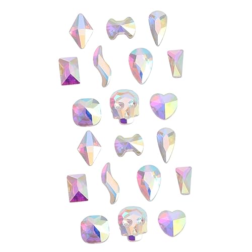 SHERCHPRY 2 Sätze Ab Farbverlauf Flachrücken Nail Art Strasssteine Gemischte Und Formen Für Diy Nageldesign Maniküre Accessoires Charms Und Schmucksteine 100 Stück * 2 SHERCHPRY 2 Sätze Ab Farbverlauf Flachrücken Nail Art Strasssteine Gemischte Und Formen Für Diy Nageldesign Maniküre Accessoires Charms Und Schmucksteine 100 Stück * 2 von SHERCHPRY