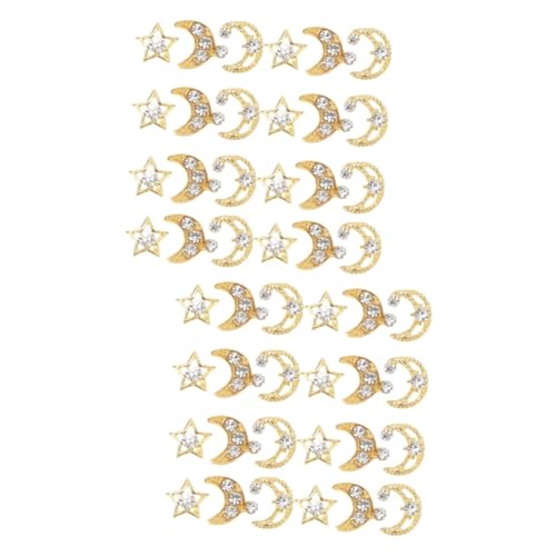SHERCHPRY 2 Sätze Nagelkunst Charms Metallische Stern Mond Nageldeko Diy Zubehör Für Kreative Nageldesigns Für Verschiedene Anlässe Und Nail Art 30 Stück * 2 SHERCHPRY 2 Sätze Nagelkunst Charms Metallische Stern Mond Nageldeko Diy Zubehör Für Kreative Nageldesigns Für Verschiedene Anlässe Und Nail Art 30 Stück * 2 von SHERCHPRY
