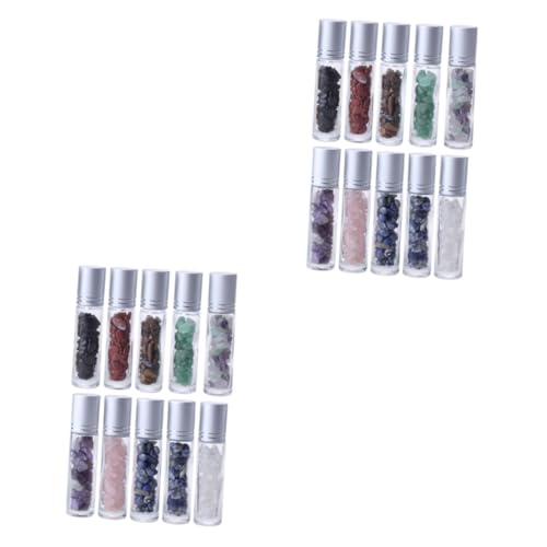 SHERCHPRY 2 Sätze Rollerflasche Ätherische Kugelflaschen Tragbar Für Roller Edelsteine Parfümöl Roller Roller Parfümbehälter 10 Stück * 2 von SHERCHPRY