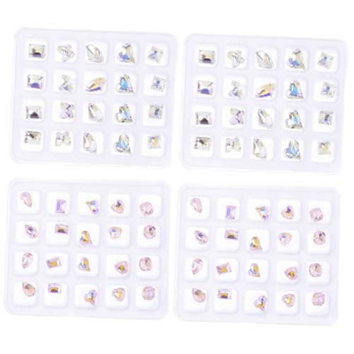 SHERCHPRY 2 Sätze Teiliges Glänzende Nail Art Strasssteine Flatback Dekoration Für Nageldesign Für Diy Projekte Für Natürliche Auch Falsche Nägel Aus Langlebigem Kunststoff 40 Stück * 2 SHERCHPRY 2 Sätze Teiliges Glänzende Nail Art Strasssteine Flatback Dekoration Für Nageldesign Für Diy Projekte Für Natürliche Auch Falsche Nägel Aus Langlebigem Kunststoff 40 Stück * 2 von SHERCHPRY
