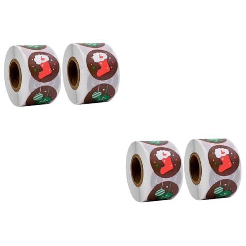 SHERCHPRY 2 Sätze Weihnachtsaufkleber Papier Weihnachtsaufkleber Etiketten Tags Für Etikettenaufkleber Weihnachtsfensteraufkleber Siegel Weihnachtsrunde Aufkleber 2 Rollen * 2 SHERCHPRY 2 Sätze Weihnachtsaufkleber Papier Weihnachtsaufkleber Etiketten Tags Für Etikettenaufkleber Weihnachtsfensteraufkleber Siegel Weihnachtsrunde Aufkleber 2 Rollen * 2 von SHERCHPRY