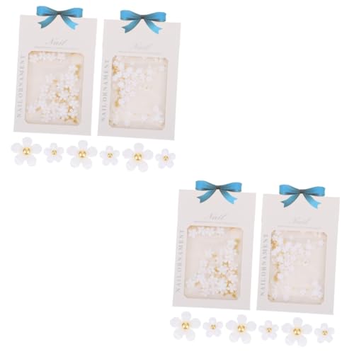 SHERCHPRY 2 Stück Diy Nagelkunst Dekorationen Weiße Resin Blumen Maniküre Charms für Kreative Nagelaccessoires und Vielseitige Gestaltungsmöglichkeiten SHERCHPRY 2 Stück Diy Nagelkunst Dekorationen Weiße Resin Blumen Maniküre Charms für Kreative Nagelaccessoires und Vielseitige Gestaltungsmöglichkeiten von SHERCHPRY