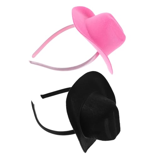 SHERCHPRY 2 Stück Mini Cowboy Hut Stirnband Leichtes Komfortables Western Haarband für Damen und Mädchen Festliche Kopfbedeckung für Karneval Geburtstag und Westernpartys SHERCHPRY 2 Stück Mini Cowboy Hut Stirnband Leichtes Komfortables Western Haarband für Damen und Mädchen Festliche Kopfbedeckung für Karneval Geburtstag und Westernpartys von SHERCHPRY