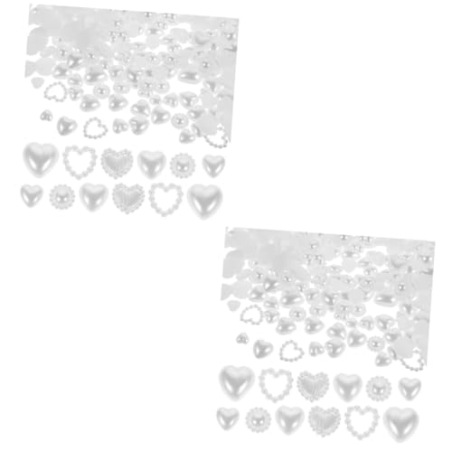 SHERCHPRY 2 Stück Nail Art Charms Weiße aus Kunstperlen Niedliche Nageldekorationen für Maniküre und Besondere Anlässe Beutel SHERCHPRY 2 Stück Nail Art Charms Weiße aus Kunstperlen Niedliche Nageldekorationen für Maniküre und Besondere Anlässe Beutel von SHERCHPRY
