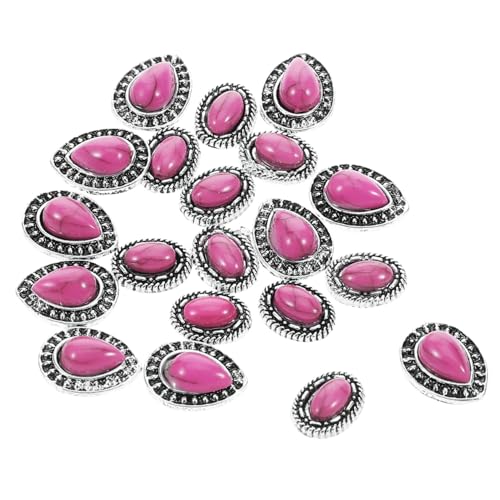 SHERCHPRY 20 Stück Maniküre Diamant Nagelverzierung Charme Maniküre-Ornamente Frauen Nagel Charms Anhänger für Nägel Maniküre-Dekorationen Nagelanhänger für künstliche Nägel Harz Rosa von SHERCHPRY