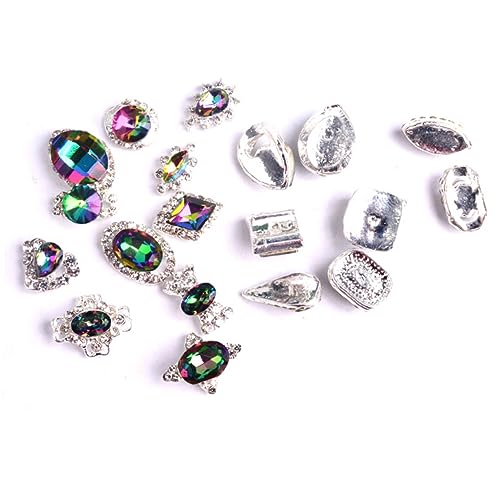 SHERCHPRY 20 Stück Nail-Art- sortiert Nagel Charms Edelsteine Bausatz Reiz Zubehör Kunst Nailart-Strasssteine Nailart-Kristall glänzender Nagelkristall SHERCHPRY 20 Stück Nail-Art- sortiert Nagel Charms Edelsteine Bausatz Reiz Zubehör Kunst Nailart-Strasssteine Nailart-Kristall glänzender Nagelkristall von SHERCHPRY