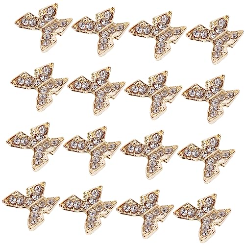 SHERCHPRY 20 Stück Schmetterling Nagel Dekoration Stylische Metall Nail Art Zubehör für Diy Nageldesign Geeignet für Natürliche und Künstliche Nägel Hochwertiges Material für Besondere SHERCHPRY 20 Stück Schmetterling Nagel Dekoration Stylische Metall Nail Art Zubehör für Diy Nageldesign Geeignet für Natürliche und Künstliche Nägel Hochwertiges Material für Besondere von SHERCHPRY