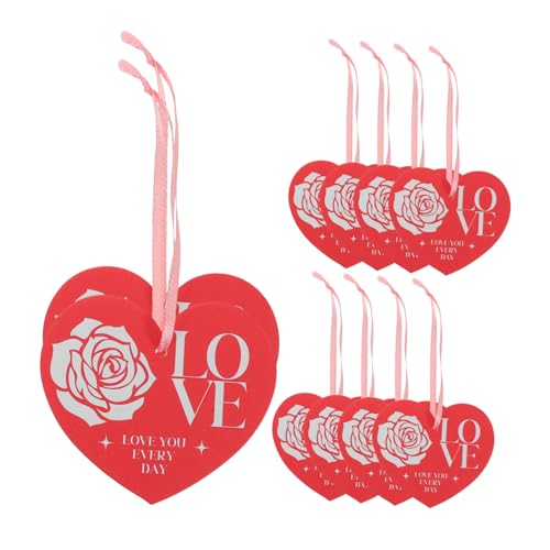 SHERCHPRY 20 Stück Valentinstags Valentinstags Grußkarten Valentinstagskarten Herzkartenanhänger Glückwunschkarten Herzanhänger Geschenkanhänger Herzform SHERCHPRY 20 Stück Valentinstags Valentinstags Grußkarten Valentinstagskarten Herzkartenanhänger Glückwunschkarten Herzanhänger Geschenkanhänger Herzform von SHERCHPRY
