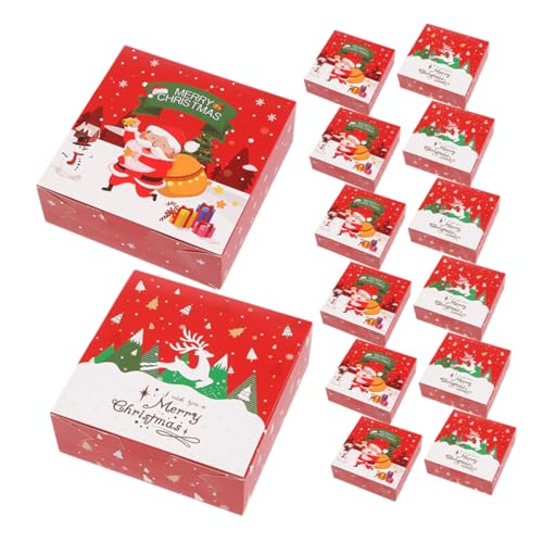 SHERCHPRY 20 Stück Weihnachts Geschenkschachteln mit Sichtfenster Dekorative Pappboxen für Kekse Süßigkeiten und Partybedarf für Feiertagsfeiern Geburtstagsgeschenke und Festlichkeiten SHERCHPRY 20 Stück Weihnachts Geschenkschachteln mit Sichtfenster Dekorative Pappboxen für Kekse Süßigkeiten und Partybedarf für Feiertagsfeiern Geburtstagsgeschenke und Festlichkeiten von SHERCHPRY
