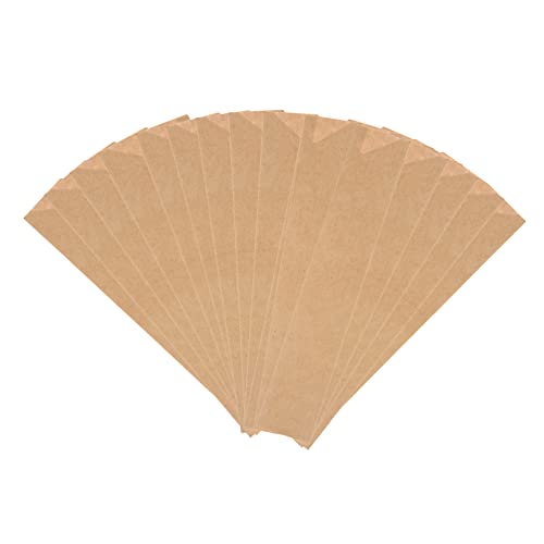 SHERCHPRY 200 Stück Essstäbchen zum Mitnehmen Essstäbchen- Papiertüte Einweg- Essstäbchen- Verpackungshüllen (Hellbraun) von SHERCHPRY