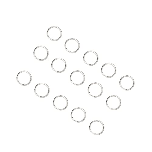 SHERCHPRY 200Stücke Schlüsselringe Spaltringe für DIY Schmuck Schlüsselanhänger Zubehör Langlebig Leicht für Schlüssel Bastelprojekte von SHERCHPRY