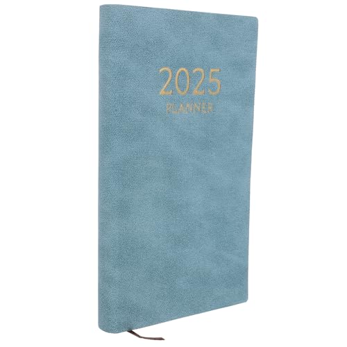 SHERCHPRY 2025 Notizbuch planen täglich Tag Wöchentlicher Notizblock Planer Zeitschrift wöchentlicher Kalenderplaner Monat Jährlicher Agenda -Planer Notizblock für die Agenda 2024 Kunstleder von SHERCHPRY