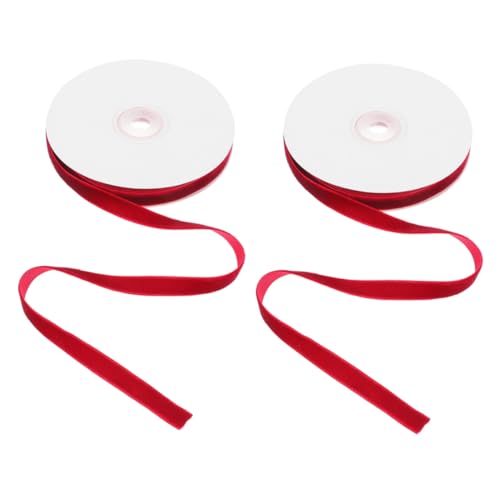 SHERCHPRY 2Rollen Geschenkband Weinrot Für DIY Dekoration Handgemachtes Band Verpackungsband Für Schleifen Und Festlichkeiten SHERCHPRY 2Rollen Geschenkband Weinrot Für DIY Dekoration Handgemachtes Band Verpackungsband Für Schleifen Und Festlichkeiten von SHERCHPRY