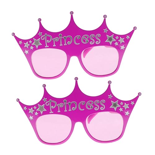 SHERCHPRY 2St Partybrillen gefallen Partybrille verkleiden spielzeug Neuheitsbrille lustige Brille Prinzessin Gläser Lieferungen Rosa von SHERCHPRY