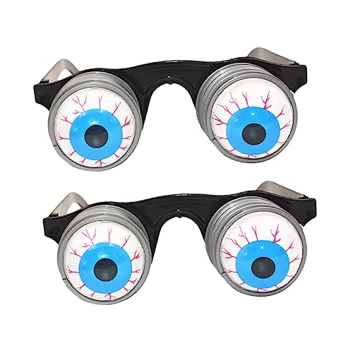 SHERCHPRY 2st Lustige Partybrille Gruselige Brille Halloween-brille Für Augapfelbrille Augapfel-horrorbrille Neuheitsbrille Kostümbrille Kreative Brillen Kleidung Plastik Abschlussball von SHERCHPRY