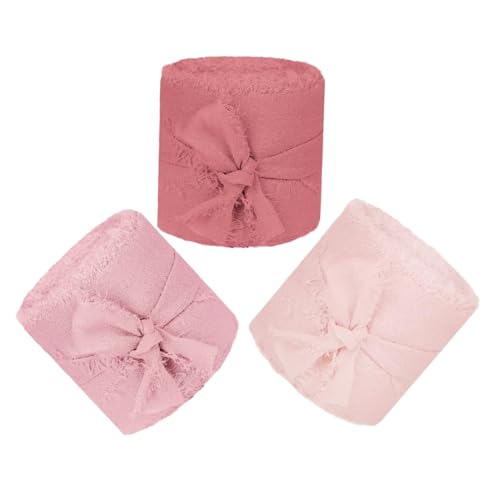 SHERCHPRY 3 Rollen Weihnachtsseidenband Bandgirlande Blumenband Boho-band Weihnachtsbänder Band Für Blumen Wickelband Satinband Blumenstrauß Zubehör Babypartyband Chiffon SHERCHPRY 3 Rollen Weihnachtsseidenband Bandgirlande Blumenband Boho-band Weihnachtsbänder Band Für Blumen Wickelband Satinband Blumenstrauß Zubehör Babypartyband Chiffon von SHERCHPRY