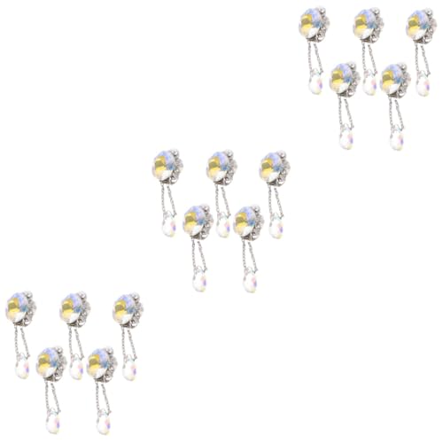 SHERCHPRY 3 Sätze Anhänger Nailart-strasssteine Kunst Herstellung Polieren Nagel Charms Nagel Edelsteine Strass-maniküre-schmuck Nagelschmuck Glas Kristall 5 Stück * 3 von SHERCHPRY