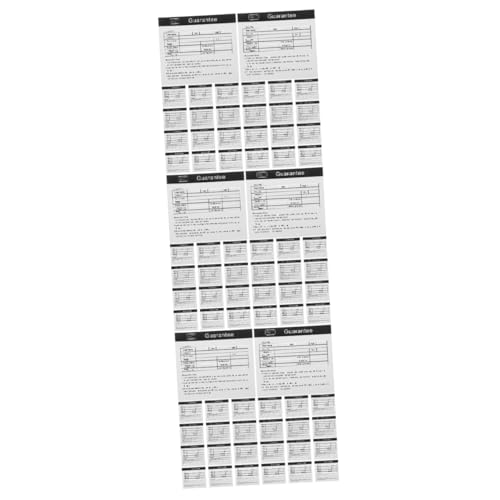 SHERCHPRY 3 Sätze Appliance Maintenance Cards Englische Wartungskarten Für Haushaltsgeräte Einfache Nutzung Anweisungen Für Internationalen Gebrauch Umfassender Schutz Für Ihre 200 Stück * 3 SHERCHPRY 3 Sätze Appliance Maintenance Cards Englische Wartungskarten Für Haushaltsgeräte Einfache Nutzung Anweisungen Für Internationalen Gebrauch Umfassender Schutz Für Ihre 200 Stück * 3 von SHERCHPRY