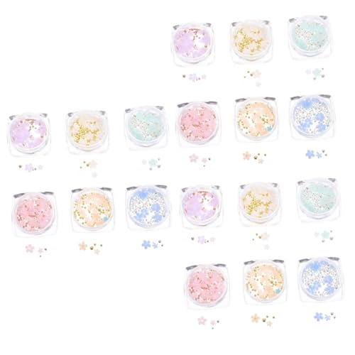 SHERCHPRY 3 Sätze Blumen Nagelschmuck Boxen Farbwechselnde Nagel Dekoration Für Diy Nail Art Für Und Mädchen Für Kreative Maniküren 6boxen*3 SHERCHPRY 3 Sätze Blumen Nagelschmuck Boxen Farbwechselnde Nagel Dekoration Für Diy Nail Art Für Und Mädchen Für Kreative Maniküren 6boxen*3 von SHERCHPRY