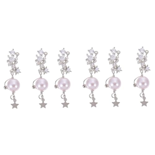 SHERCHPRY 3 Sätze Perlen Nagelschmuck Luxuriöse Kette Für Kreative Nagelkunst Für Diy Maniküre Hochzeit Und Partys Einzigartiges Design Für Besondere Anlässe 2 Stücke * 3 SHERCHPRY 3 Sätze Perlen Nagelschmuck Luxuriöse Kette Für Kreative Nagelkunst Für Diy Maniküre Hochzeit Und Partys Einzigartiges Design Für Besondere Anlässe 2 Stücke * 3 von SHERCHPRY