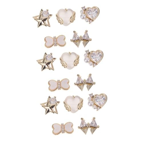 SHERCHPRY 3 Sätze Teiliges Dekorative Nagelstuds Mit Herz Perle Und Schleife Diy Nagelkunst Zubehör Für Kreative Maniküre Und Nail Art 5 Stücke * 3 SHERCHPRY 3 Sätze Teiliges Dekorative Nagelstuds Mit Herz Perle Und Schleife Diy Nagelkunst Zubehör Für Kreative Maniküre Und Nail Art 5 Stücke * 3 von SHERCHPRY