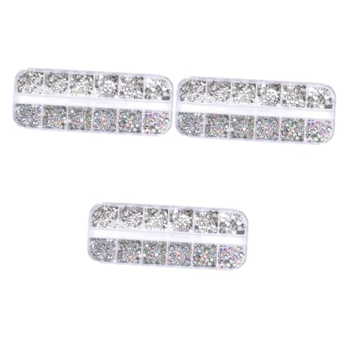 SHERCHPRY 3 Stück Flache Rückseite Edelsteine Fächer Transparent Strass Schmuckverzierungen für Nagelkunst Diy Bastelbedarf Glitzersteine für Schmuckherstellung und Dekoration SHERCHPRY 3 Stück Flache Rückseite Edelsteine Fächer Transparent Strass Schmuckverzierungen für Nagelkunst Diy Bastelbedarf Glitzersteine für Schmuckherstellung und Dekoration von SHERCHPRY