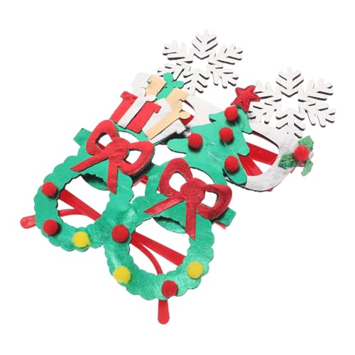 SHERCHPRY 3 Stück Gläser Für Die Weihnachtsfeier Weihnachtsbrillenrahmen Kostüm Brille Urlaubsbrille Brillengestelle Weihnachtsfeier -vorräte Silvester-party-brille Silvesterbrille Plastik SHERCHPRY 3 Stück Gläser Für Die Weihnachtsfeier Weihnachtsbrillenrahmen Kostüm Brille Urlaubsbrille Brillengestelle Weihnachtsfeier -vorräte Silvester-party-brille Silvesterbrille Plastik von SHERCHPRY