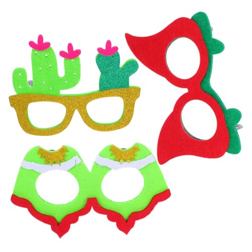SHERCHPRY 3 Stück Teiliges Mexikanisches Fiesta Partybrillen Bunte Bequeme Sonnenbrillen Kunststoff und Filz als Foto Requisiten für Sommerveranstaltungen und Festliche Feiern SHERCHPRY 3 Stück Teiliges Mexikanisches Fiesta Partybrillen Bunte Bequeme Sonnenbrillen Kunststoff und Filz als Foto Requisiten für Sommerveranstaltungen und Festliche Feiern von SHERCHPRY