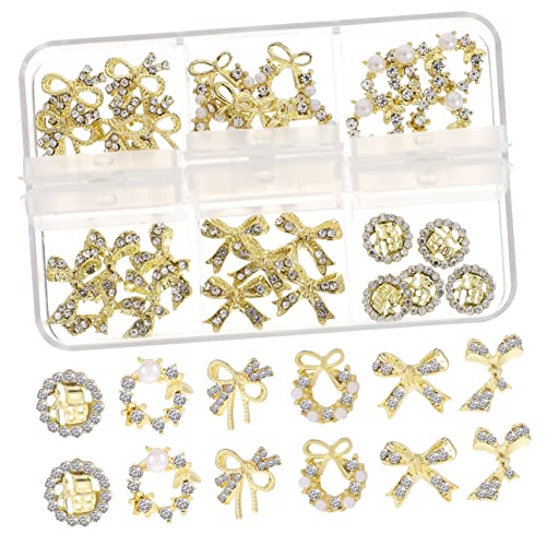 SHERCHPRY 30Stücke Teiliges Nagelzauber Aus Metall Maniküre Dekorationen Für DIY Nageldesign Hochwertiges Zubehör Für Nagelkunst Und Vielseitige Anwendungen SHERCHPRY 30Stücke Teiliges Nagelzauber Aus Metall Maniküre Dekorationen Für DIY Nageldesign Hochwertiges Zubehör Für Nagelkunst Und Vielseitige Anwendungen von SHERCHPRY