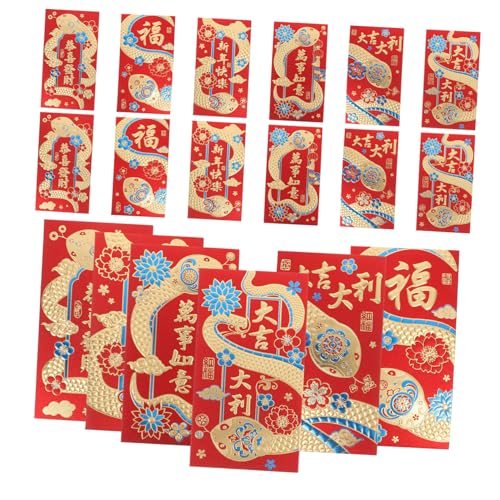 SHERCHPRY 36 Stück Rote Umschläge Zum Frühlingsfest 2025 Chinesisches Neujahr Hongbao Chinesisches Rotes Päckchen Hong Bao Glücksgeldpakete Rote Umschläge Zum Mondneujahr Rotes SHERCHPRY 36 Stück Rote Umschläge Zum Frühlingsfest 2025 Chinesisches Neujahr Hongbao Chinesisches Rotes Päckchen Hong Bao Glücksgeldpakete Rote Umschläge Zum Mondneujahr Rotes von SHERCHPRY