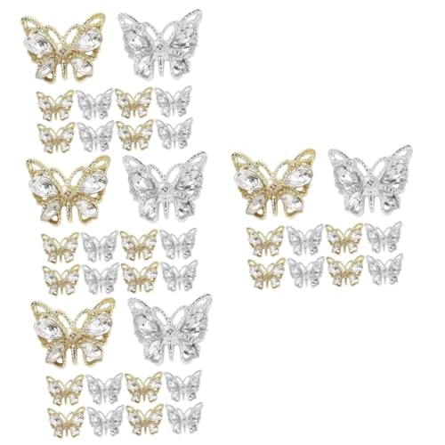 SHERCHPRY 4 Sätze Bohrer Für Nagelschmuck Schmetterling Reiz Trendy Nagelkunstzubehör Nagelanhänger Süß Nagelschmuck Für Frauen Nagelschmuck Charms Legierung 10 Stück * 4 SHERCHPRY 4 Sätze Bohrer Für Nagelschmuck Schmetterling Reiz Trendy Nagelkunstzubehör Nagelanhänger Süß Nagelschmuck Für Frauen Nagelschmuck Charms Legierung 10 Stück * 4 von SHERCHPRY