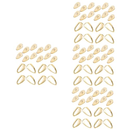 SHERCHPRY 4 Sätze Brillen-nasenpads Nasenpads Brillen Nasenpolster Für Brille Brillennasenpolster Schnapsgläser Nasenpolster Für Sonnenbrillen Brillen Nasenpads Kieselgel Golden 20 Stück * 4 SHERCHPRY 4 Sätze Brillen-nasenpads Nasenpads Brillen Nasenpolster Für Brille Brillennasenpolster Schnapsgläser Nasenpolster Für Sonnenbrillen Brillen Nasenpads Kieselgel Golden 20 Stück * 4 von SHERCHPRY