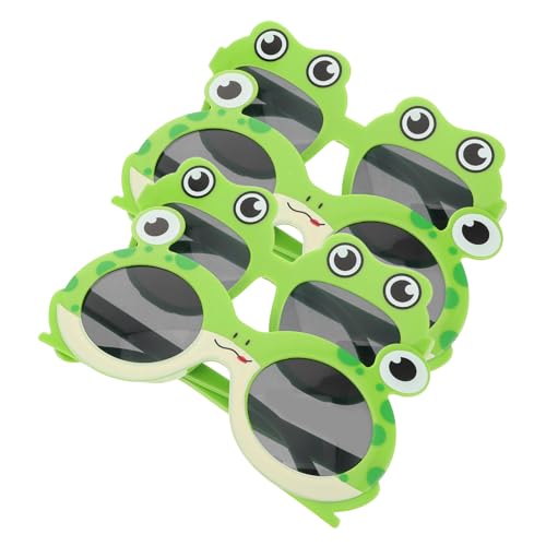 SHERCHPRY 4 Stück Teiliges Frosch Sonnenbrillen Leichtem Lustige Tropische Partybrillen für Erwachsene als Foto Requisiten und Geburtstagsdeko Kindgerechtes Design für Sommerliche Luau SHERCHPRY 4 Stück Teiliges Frosch Sonnenbrillen Leichtem Lustige Tropische Partybrillen für Erwachsene als Foto Requisiten und Geburtstagsdeko Kindgerechtes Design für Sommerliche Luau von SHERCHPRY