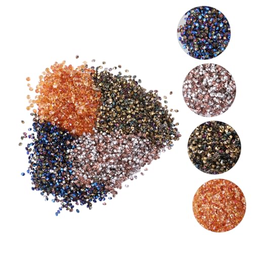 SHERCHPRY 4Er-Packung Regenbogen Gold Champagner für Maniküre und Bastelprojekte SHERCHPRY 4Er-Packung Regenbogen Gold Champagner für Maniküre und Bastelprojekte von SHERCHPRY