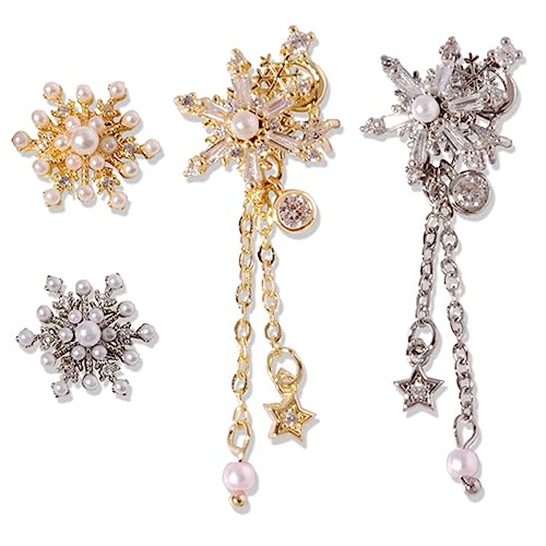 SHERCHPRY 4Stücke Teiliges Charms Für Maniküre Glänzende Dekoration Für DIY Nageldesigns Partys Und Besondere Anlässe SHERCHPRY 4Stücke Teiliges Charms Für Maniküre Glänzende Dekoration Für DIY Nageldesigns Partys Und Besondere Anlässe von SHERCHPRY