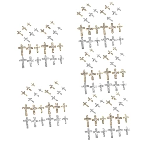 SHERCHPRY 5 Sätze Legierung Kreuz Schmuck Strass Nagel Charms Kleine Nagel Charms Einzigartige Nagel Charms Maniküre Dekoration Metall Nagel Charm Kreuze Schmuckherstellung 60 Stück * 5 SHERCHPRY 5 Sätze Legierung Kreuz Schmuck Strass Nagel Charms Kleine Nagel Charms Einzigartige Nagel Charms Maniküre Dekoration Metall Nagel Charm Kreuze Schmuckherstellung 60 Stück * 5 von SHERCHPRY